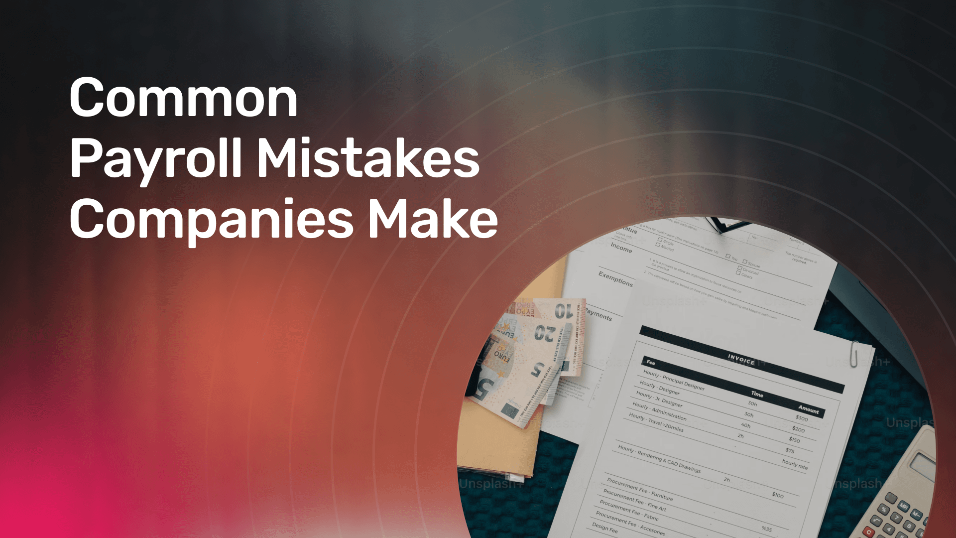 Common Payroll Mistakes Companies Make banner