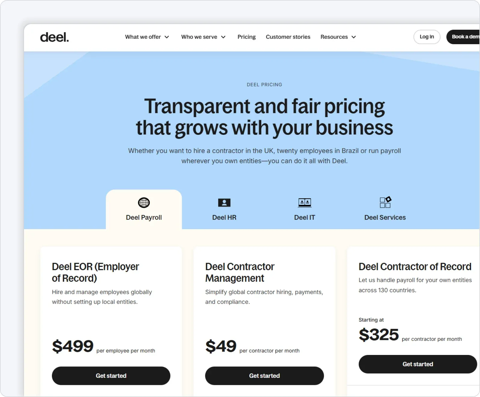 deel-pricing