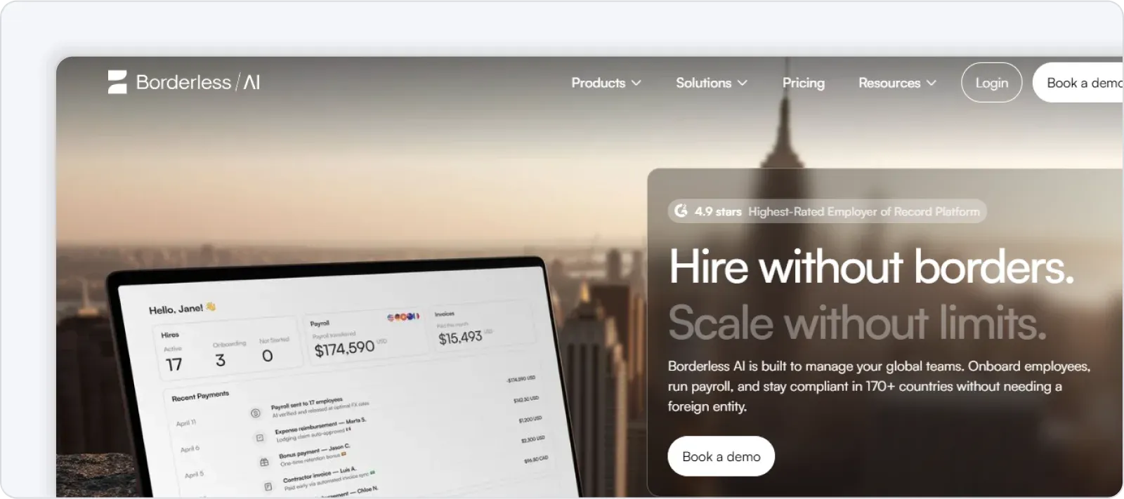 borderless-ai-homepage