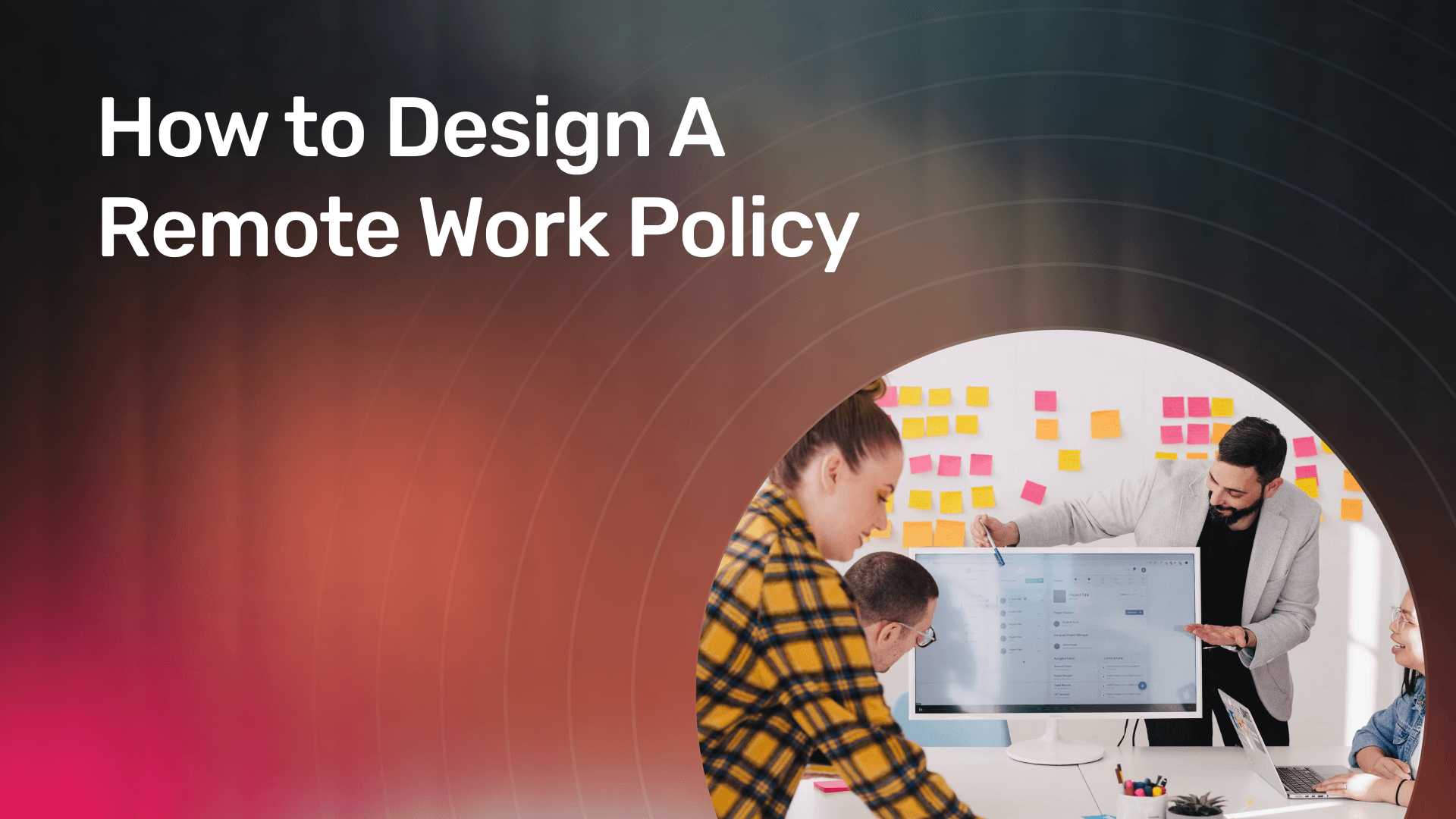 How to Design A Remote Work Policy banner