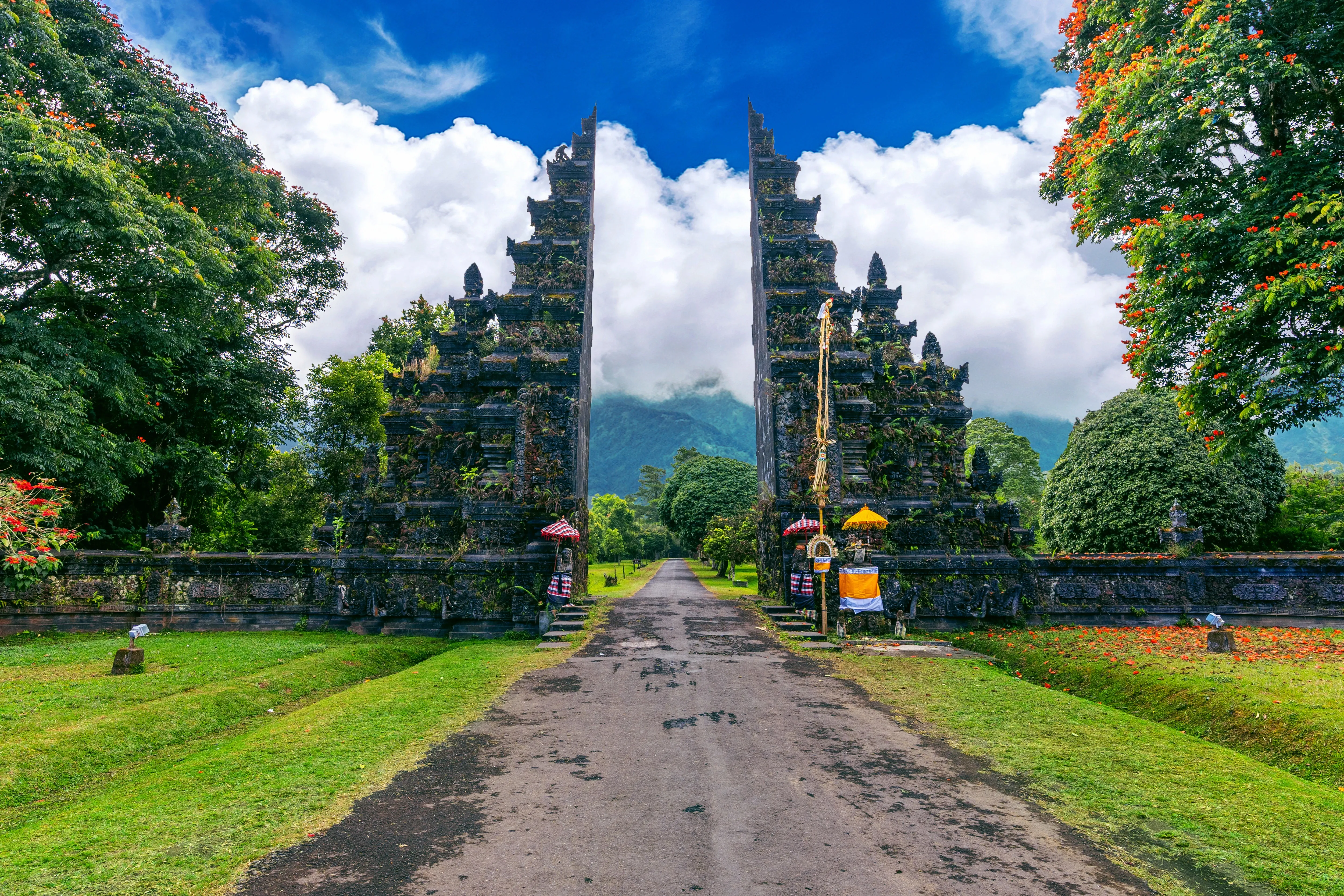  Big entrance gate in Bali, Indonesia