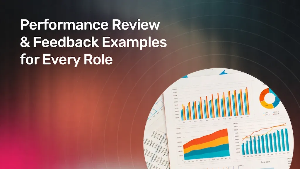 Performance Review & Feedback Examples for Every Role banner