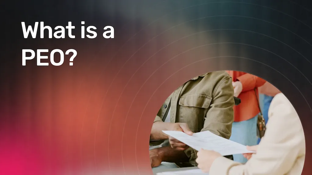 What is a PEO banner