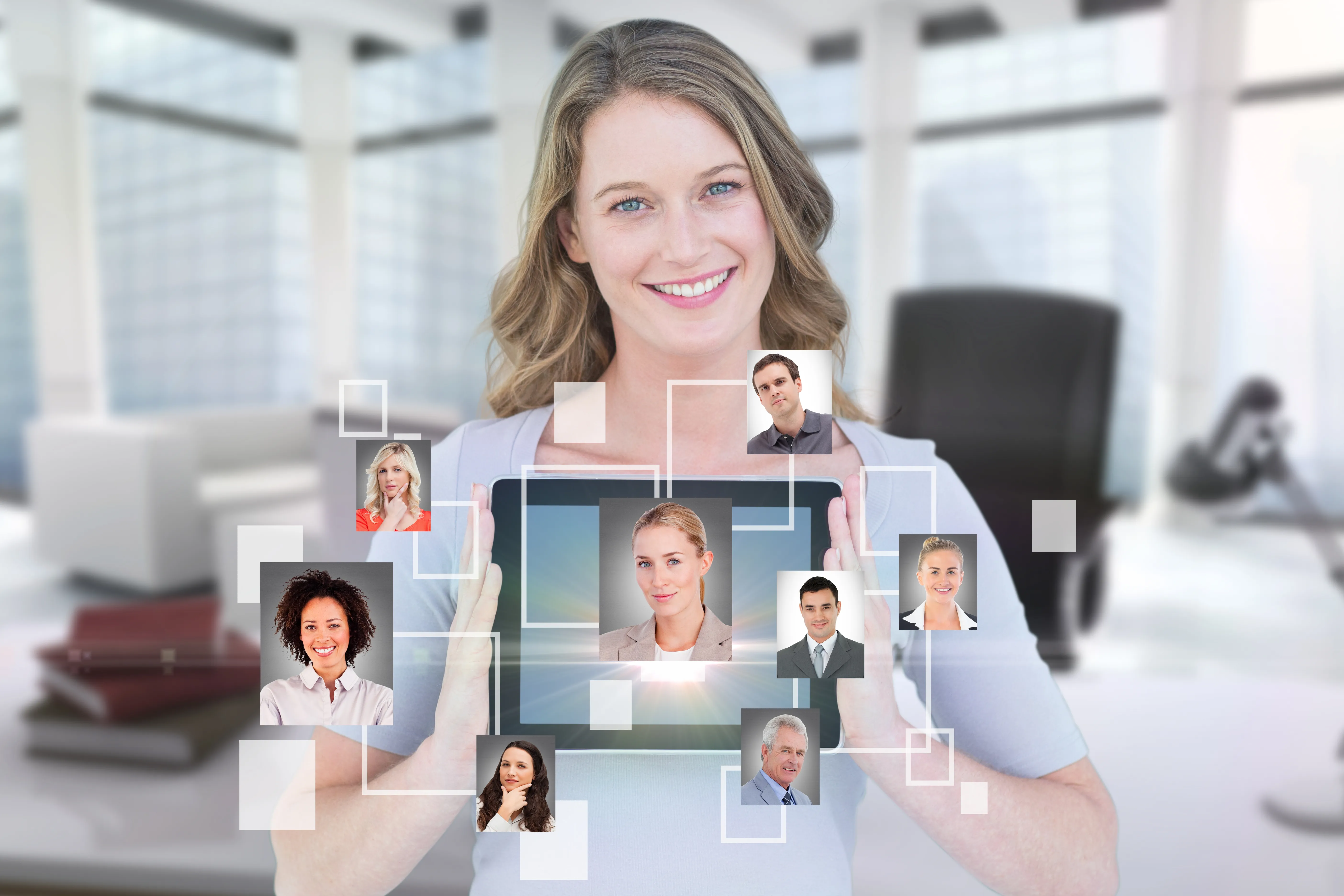 smiling-businesswoman-showing-her-tablet-with-virtual-app.webp
